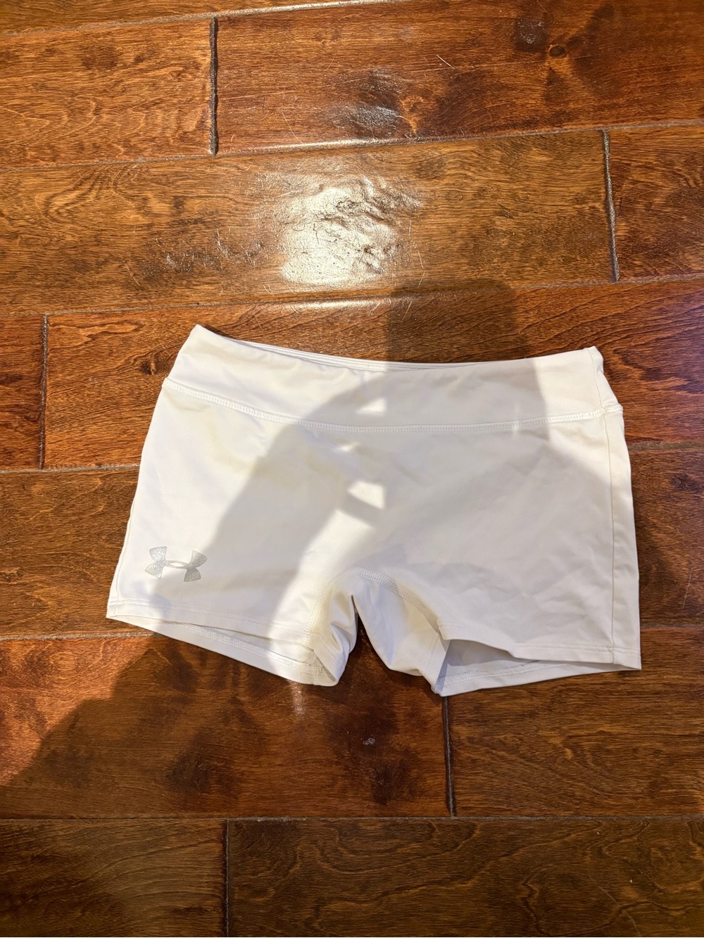 Under Armour White Athletic Shorts